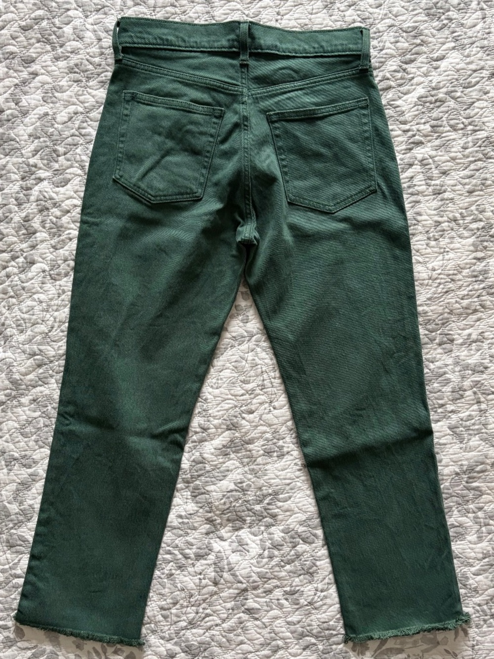 NWOT GAP Women’s High Rise Cheeky Straight Jeans in Hunter Green Size 28/6 Short - Picture 6 of 9